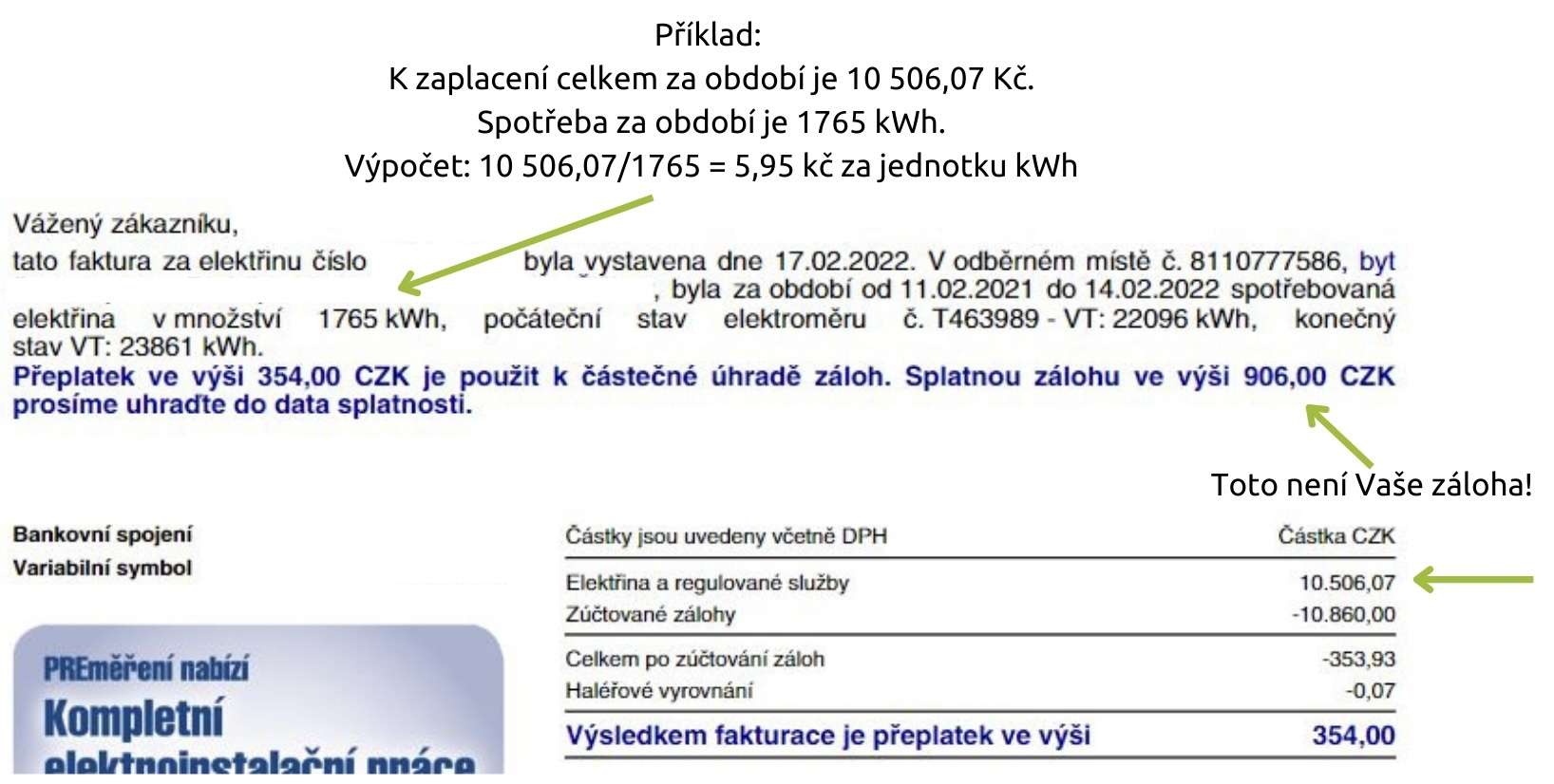 3. Výpočet jednotkové ceny